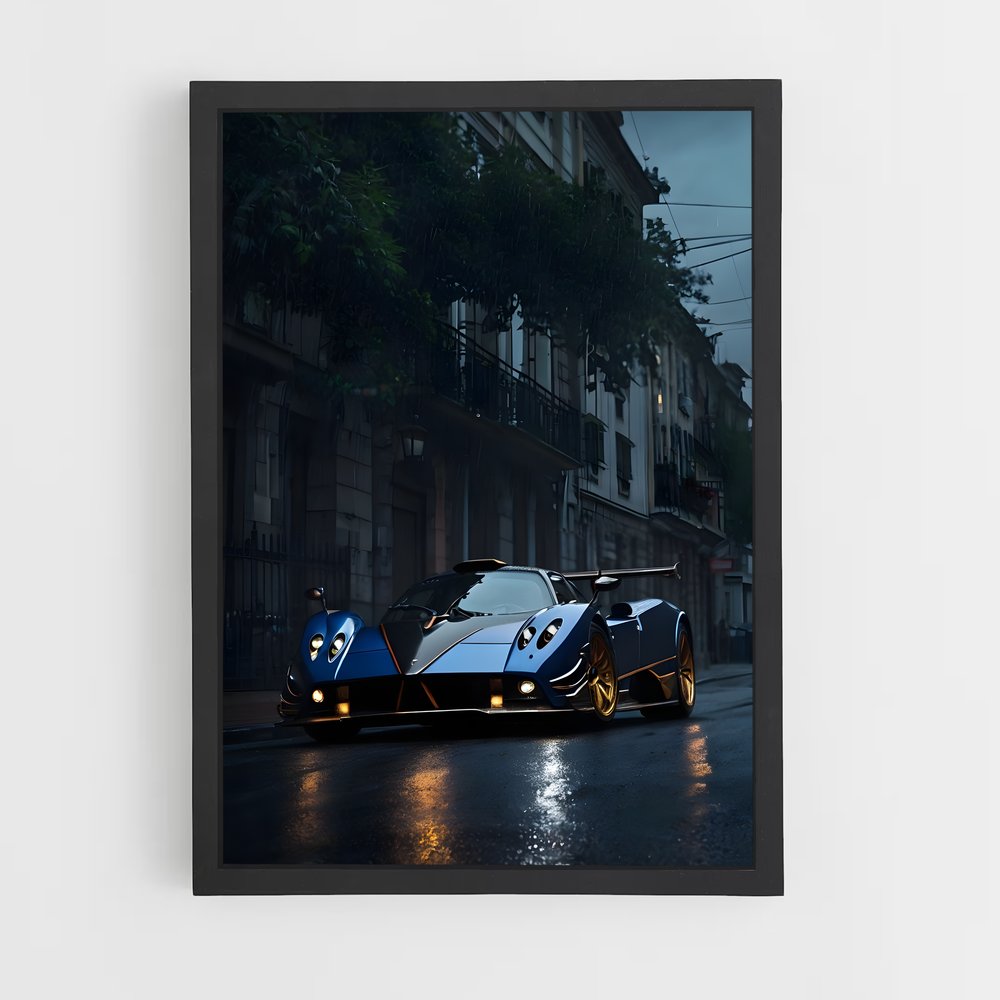 Poster Zonda Street Dream – affiche Pagani (vue 2)